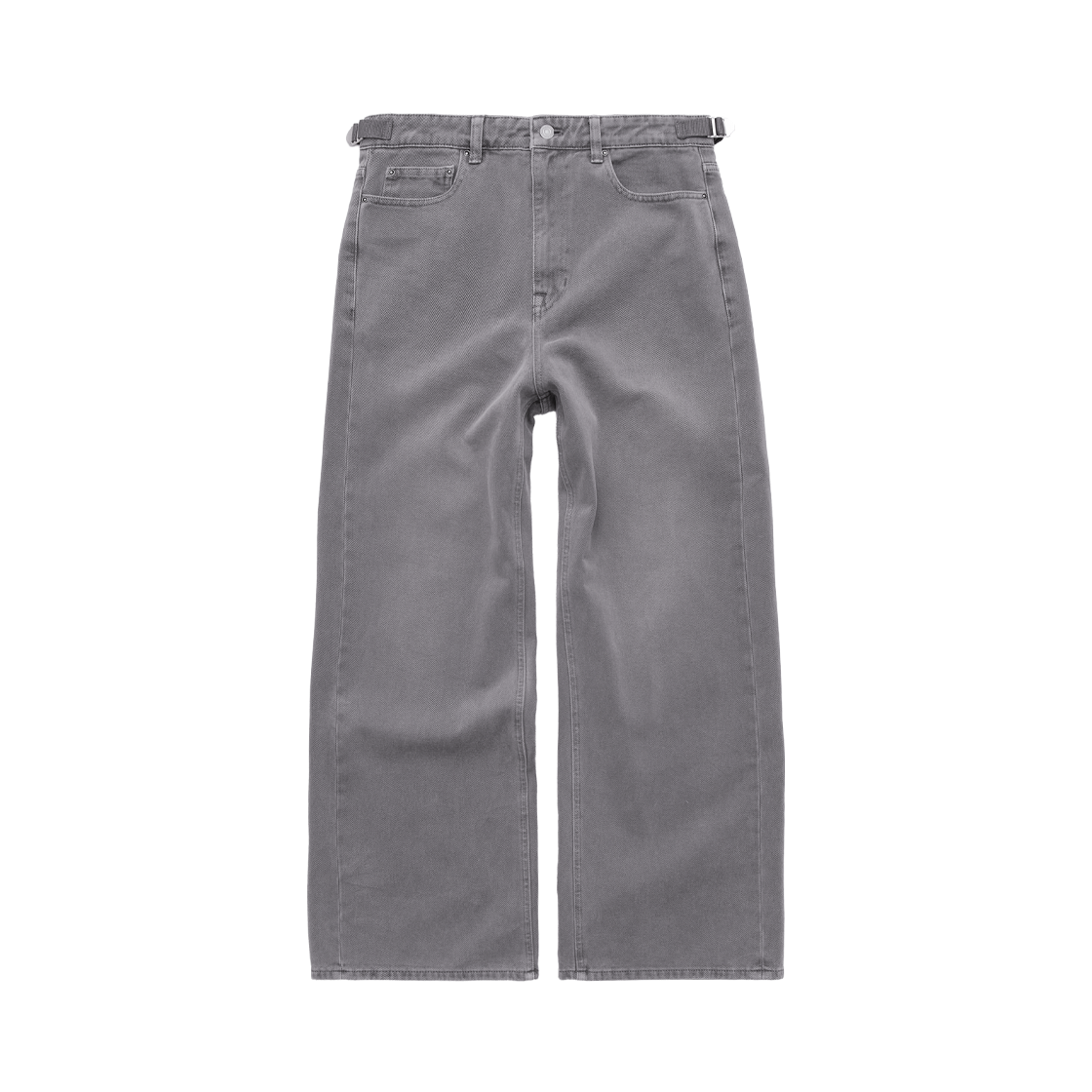 폴리테루 소프트 브러쉬드 고시마 데님 팬츠 미드 그레이(Polyteru Soft Brushed Gosima Denim Pants Mid Gray)