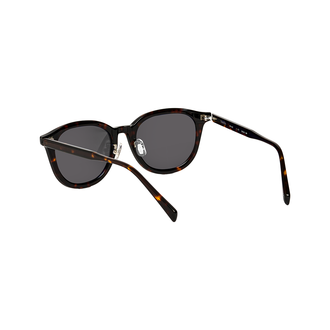 테츠오아이웨어 노아 선글라스 C2 톨토이즈 & 차콜그레이 렌즈(TETSUO EYEWEAR Noah C2 Tortoise & Charcol gray Lens) - 3