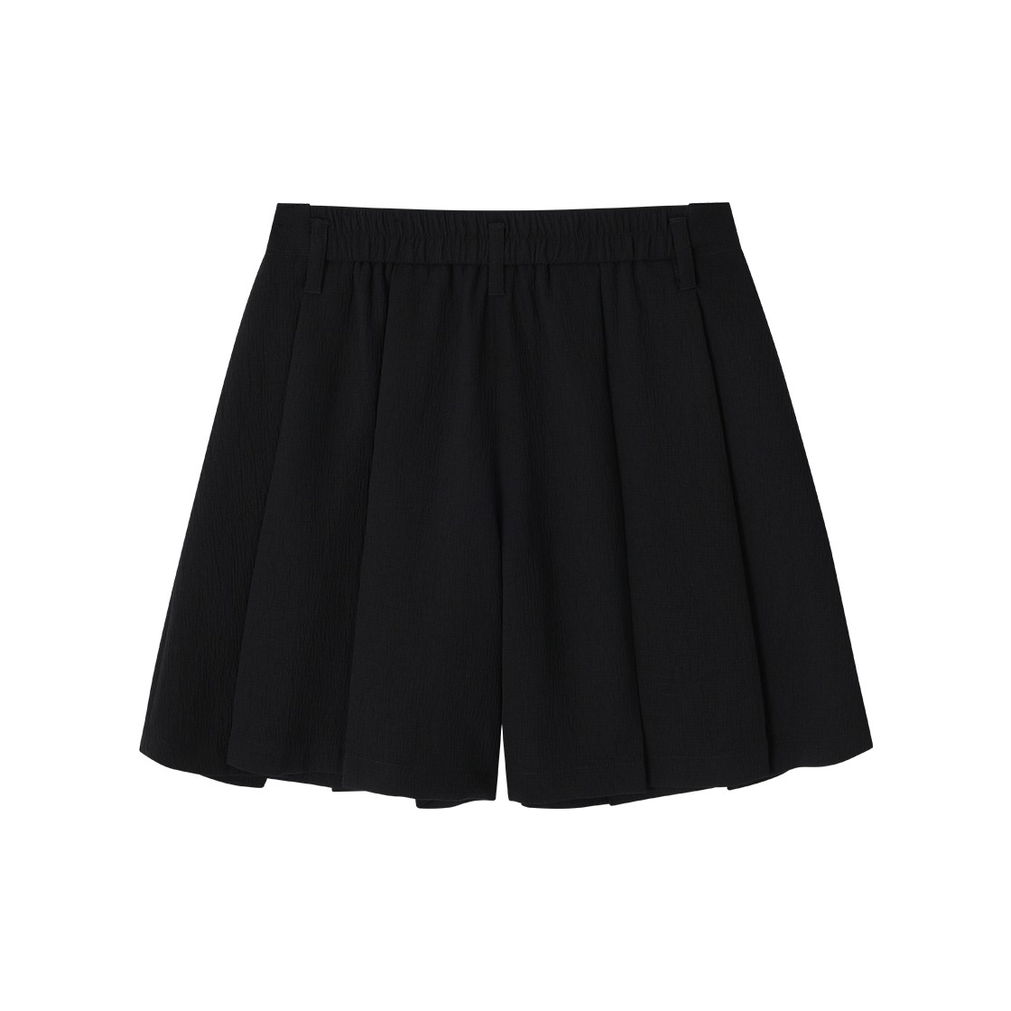 (W) 송지오 딥폴드 셋업 쇼츠 블랙((W) SONGZIO Deep Fold Set Up Shorts Black) - 2