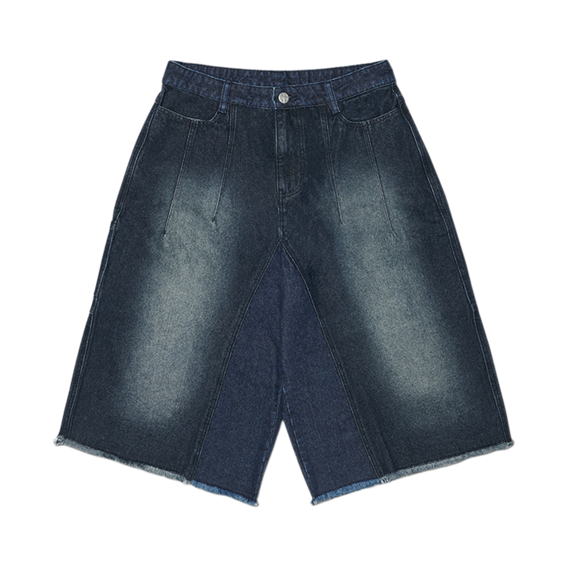 NMSS62SP05WNV NOMANUAL D.T Washed Denim Bermuda Pants Washed Navy