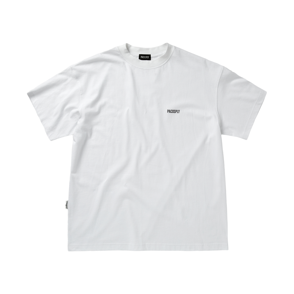 [트리플적립] 파코서플라이 올데이 팟지 라벨 티셔츠 화이트([트리플적립] PACOSPLY Allday Podge Label T-Shirts White)