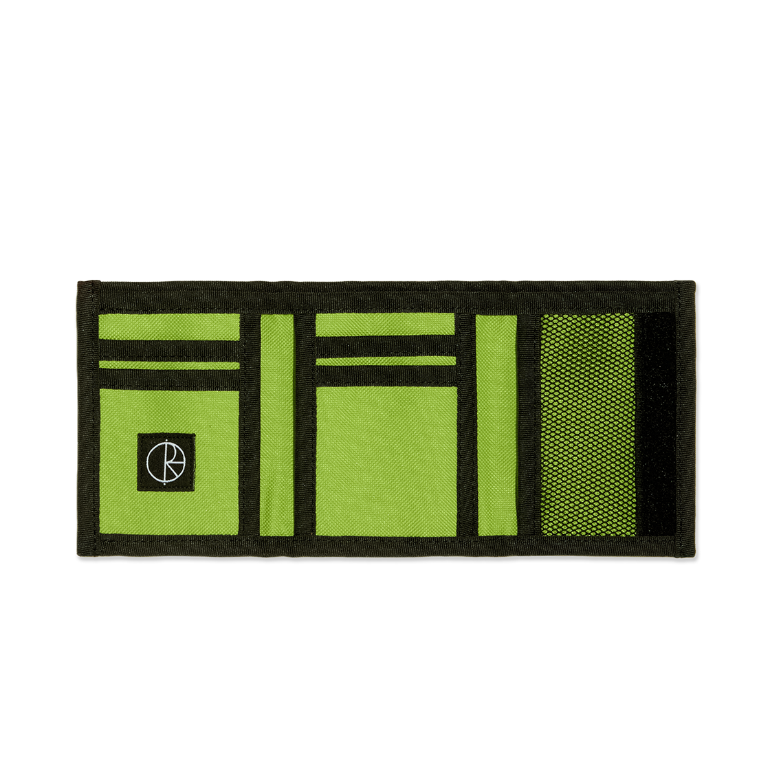 폴라스케이트 키 월렛 스크립트 로고 블랙/라임(Polar Skate Co. Key Wallet Script Logo Black/Lime) - 2