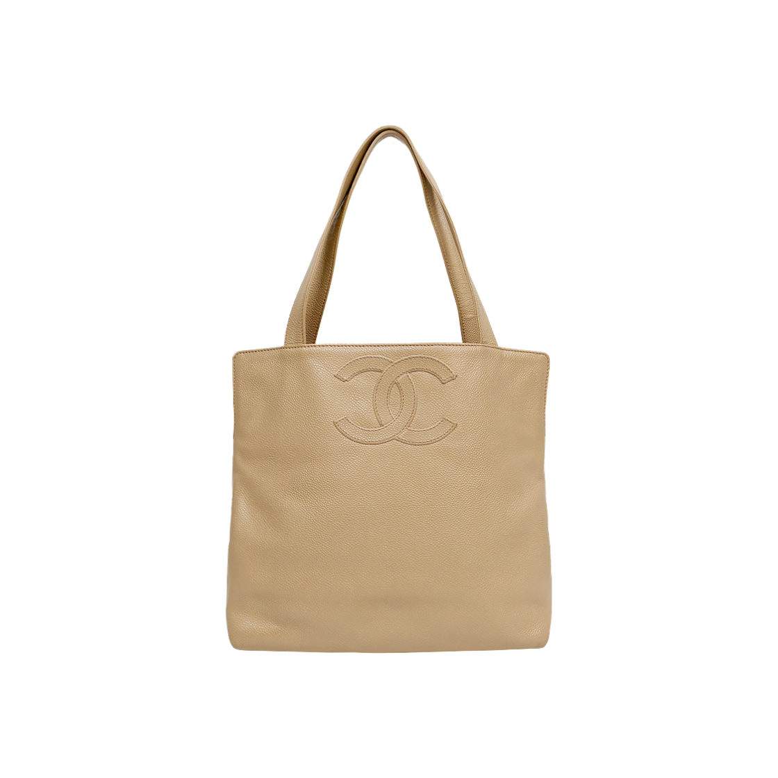 샤넬 베이지 캐비어 CC 숄더백 A-A59027(Chanel Beige Caviar CC Shoulder Bag A-A59027)