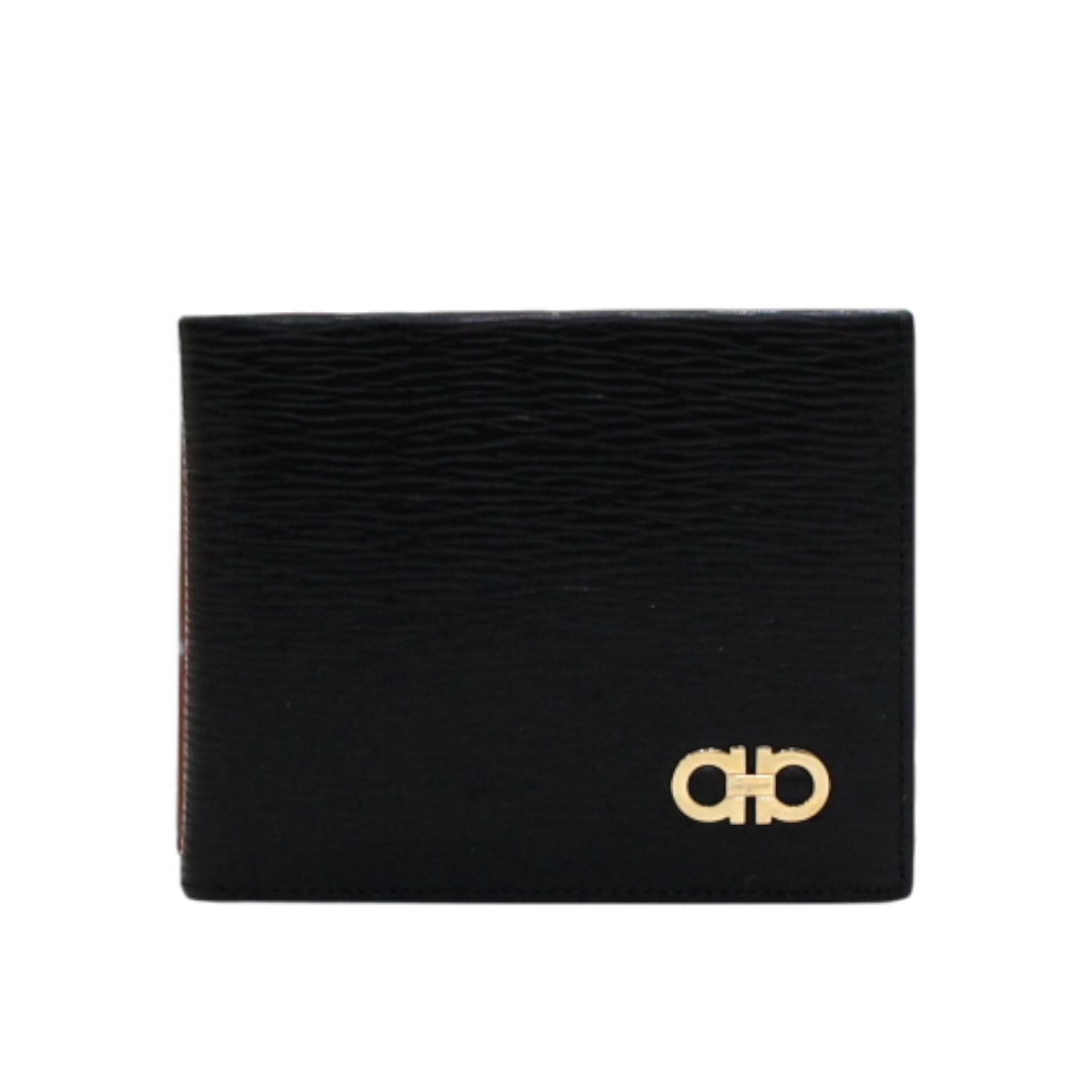 IT865HJJ7EDU Ferragamo 66 A063 Gold Gancini Logo Men Wallet