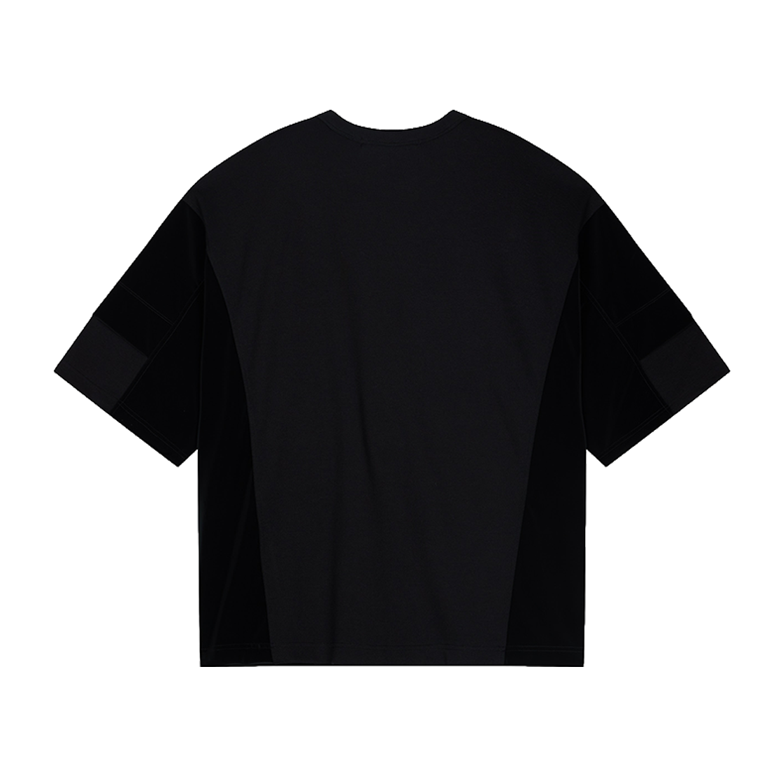 지오송지오 하이그로시 패치워크 티셔츠 블랙 ZI3TS304BK(ZIOSONGZIO High Gloss Patch Work T-Shirt Black) - 2