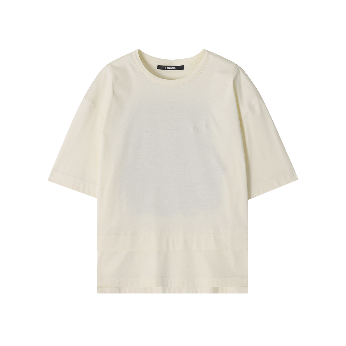 WI3TS773CR (W) SONGZIO COLLECTION Archangel Embroidered T Shirt Cream