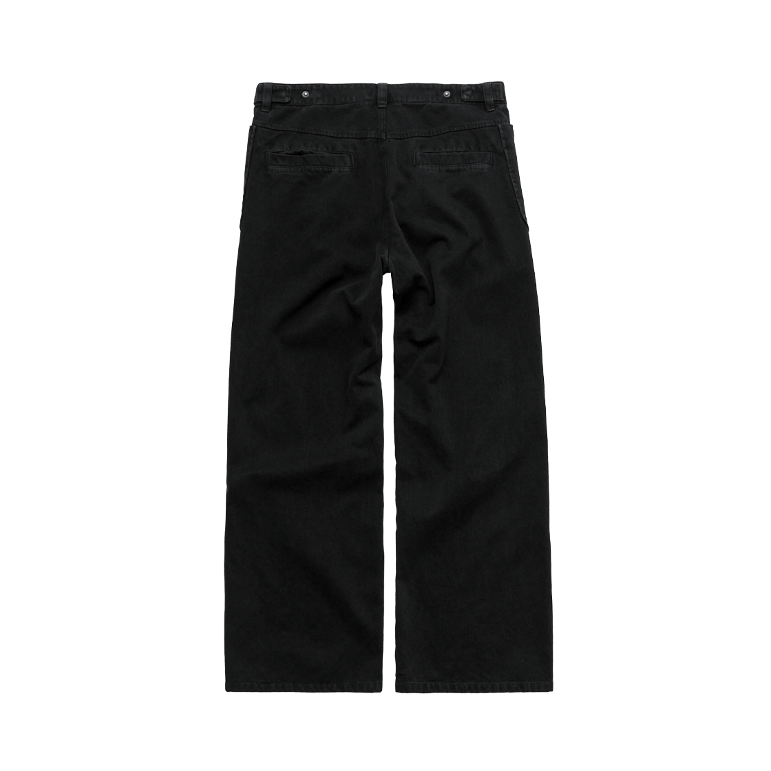 폴리테루 카터 팬츠 설파 다이드 블랙(Polyteru Carter Pants Sulfur Dyed Black) - 2