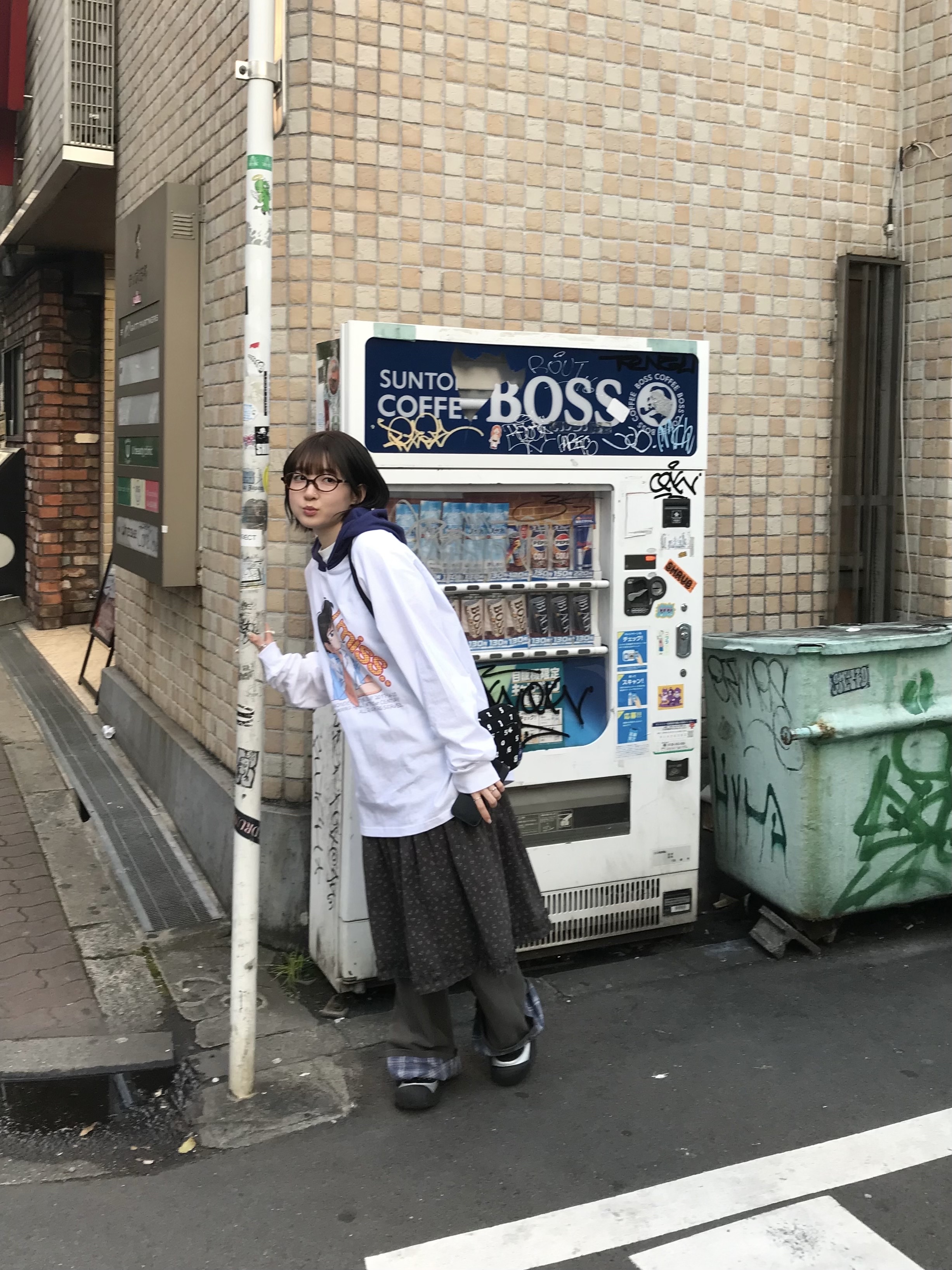 Sou Sou x Kokuyo Multi Pouch Black 착용 스타일 - 1