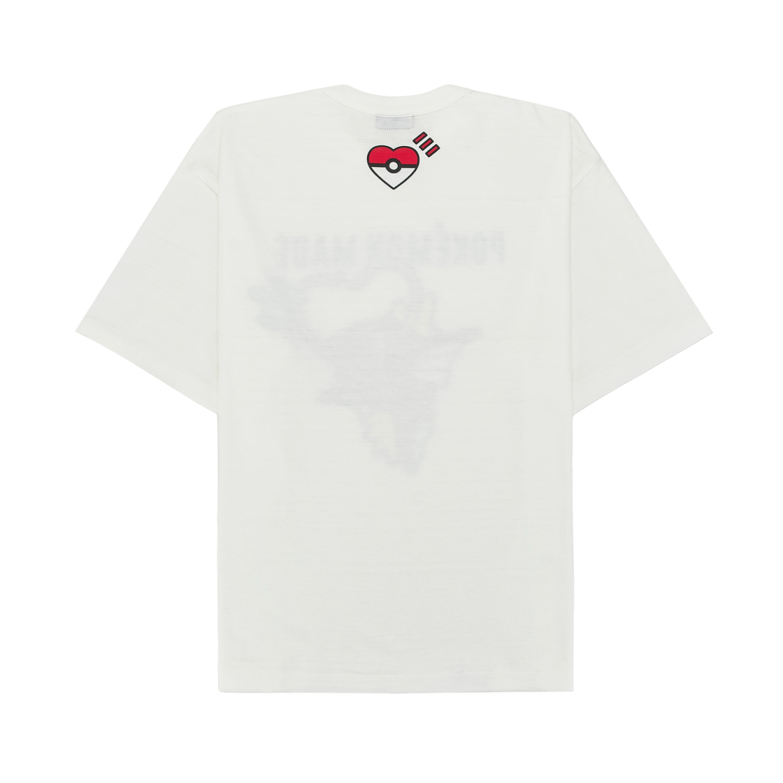 휴먼 메이드 x 포켓몬 메이드 그래픽 티셔츠 #3 화이트(Human Made x Pokemon Made Graphic T-Shirt #3 White) - 2