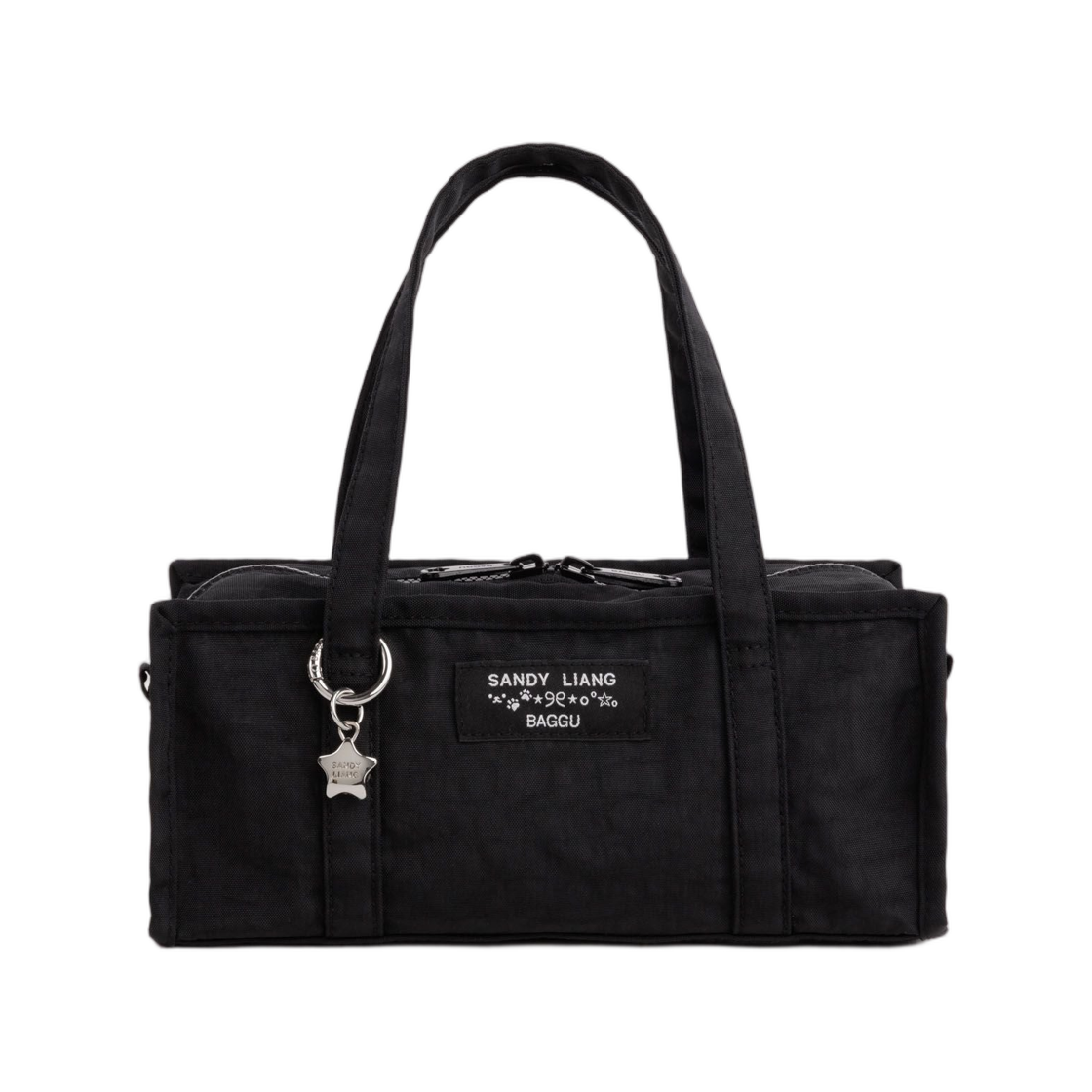샌디 리앙 x 바쿠 미니 나일론 마켓 백 블랙(Sandy Liang x Baggu Mini Nylon Market Bag Black)