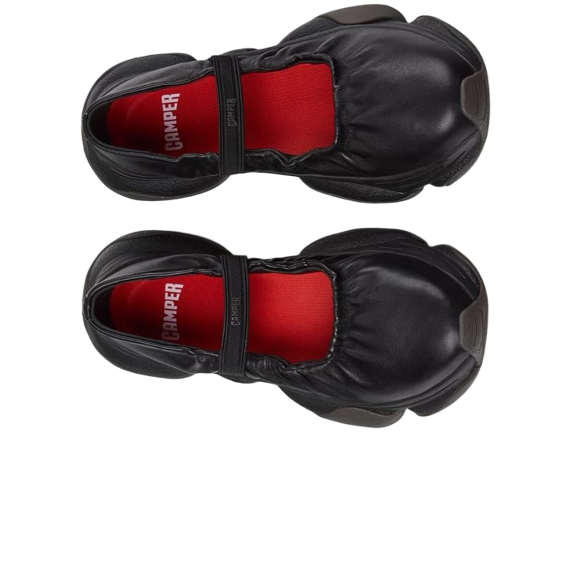 (W) 캠퍼 카스트 2 레더 스니커즈 블랙((W) Camper Karst 2 Leather Sneakers Black) - 2