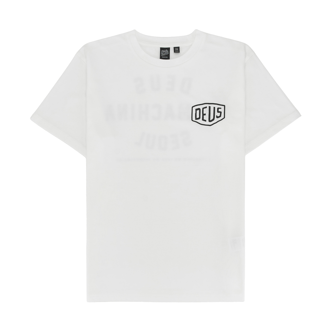 데우스 엑스 마키나 데우스 서울 컬리지 어드레스 티셔츠 화이트(Deus Ex Machina Deus Seoul College Address T-Shirt White) - 2