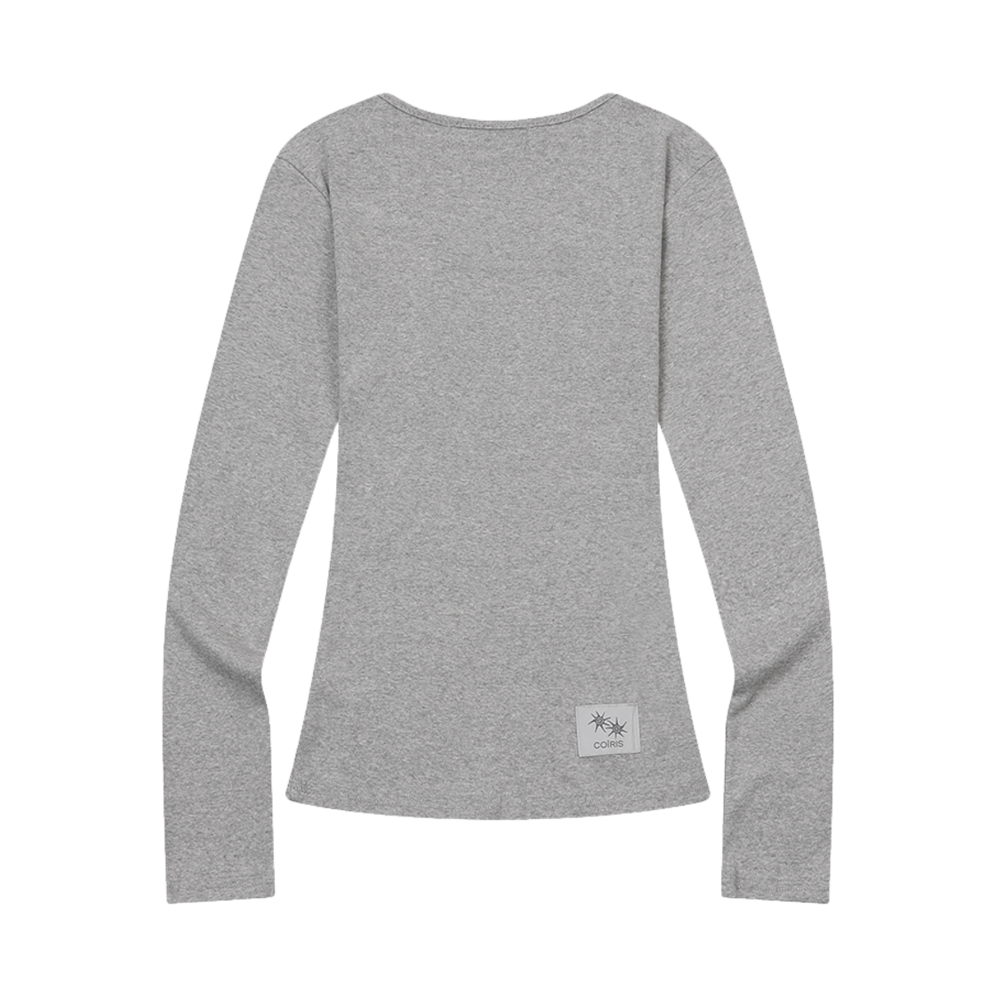 코이리스 델키 미디 롱 슬리브 티 그레이(Coiris Delki Midi Long Sleeve T Gray) - 2