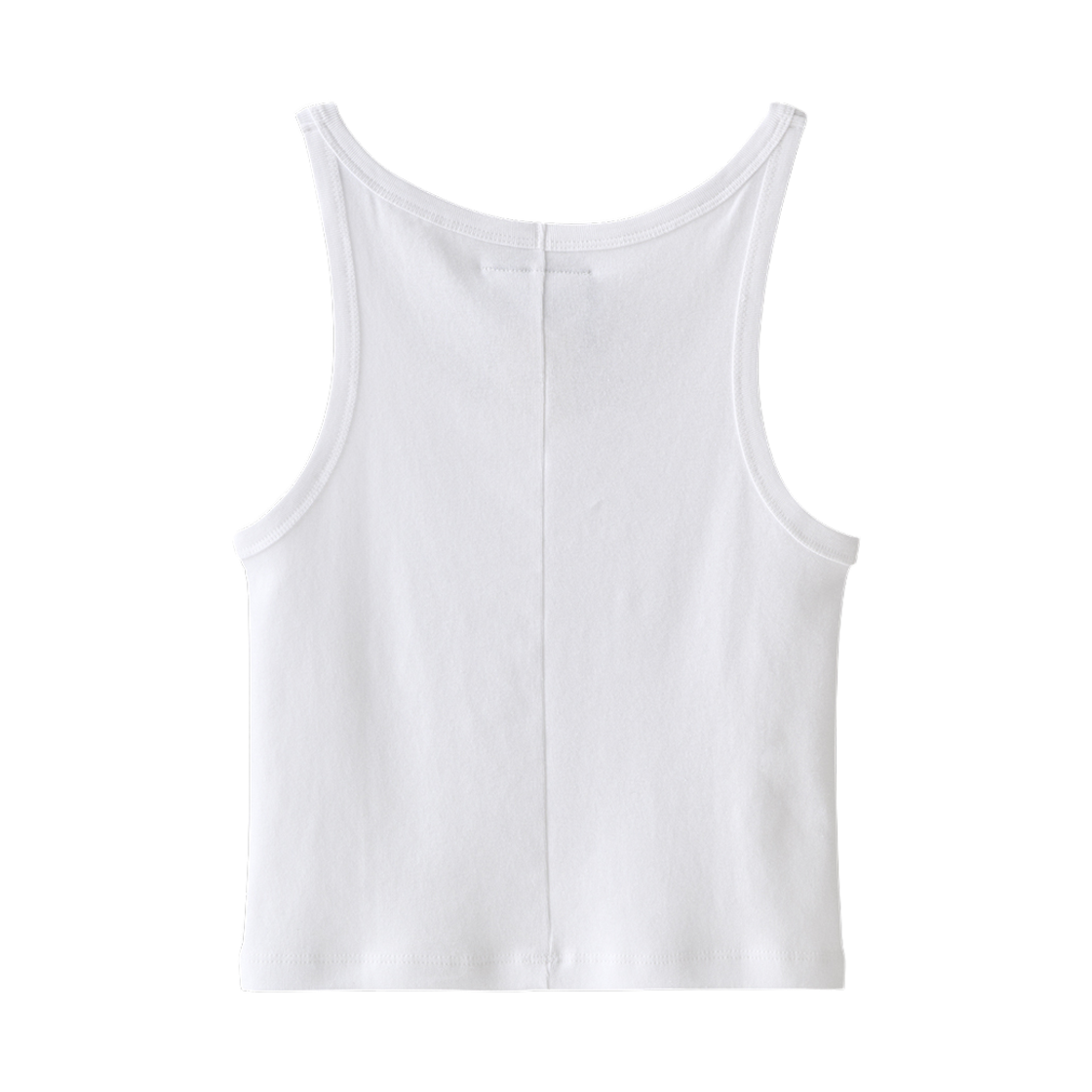 투위드 립 탱크탑나시 화이트(Tuewid Ribbed Sleeveless Tank Top In Salt) - 3