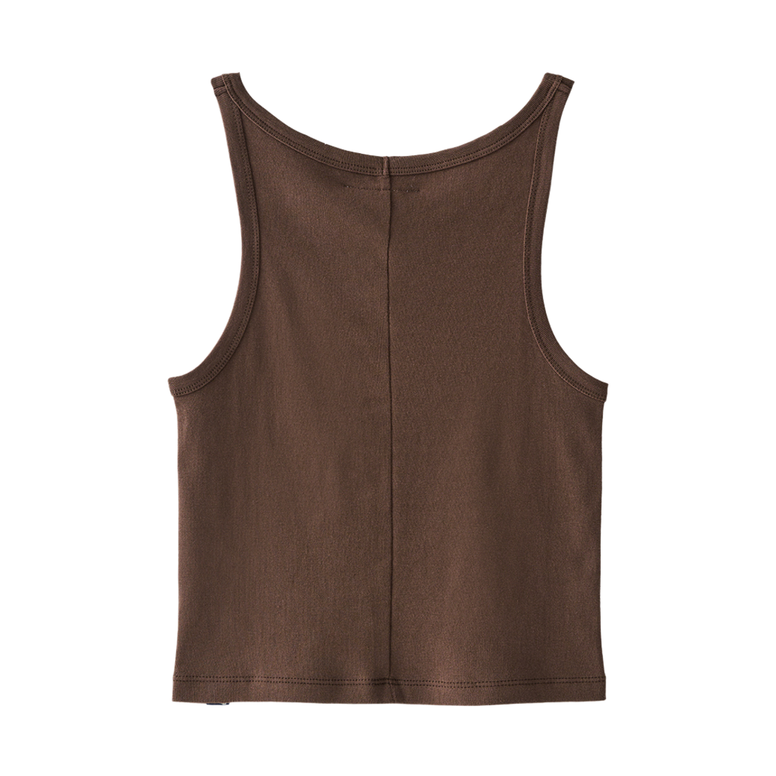 투위드 립 탱크탑나시 브라운(Tuewid Ribbed Sleeveless Tank Top In Taupe) - 3