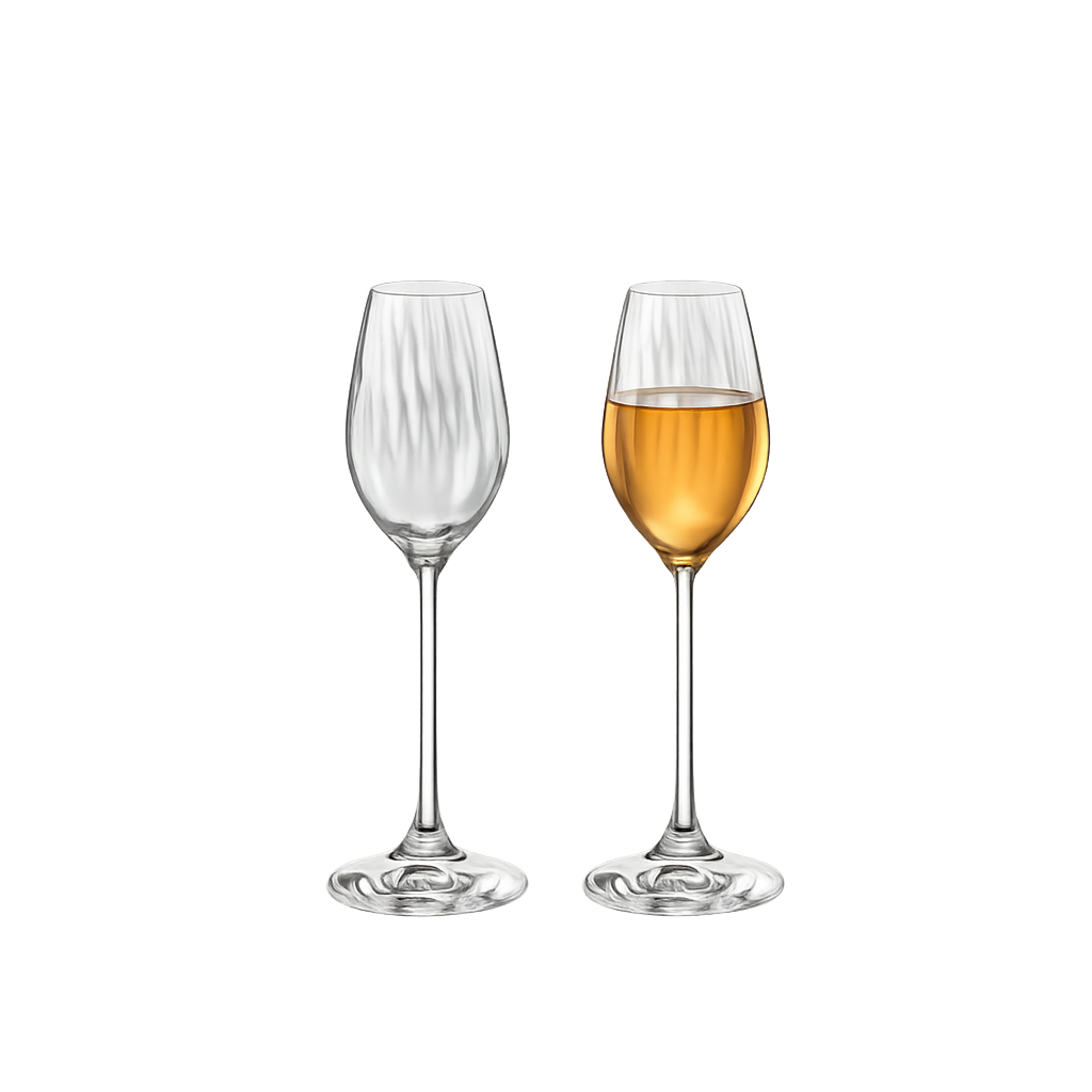 크리스탈렉스 워터폴 리큐어잔 (60ml) 2p(Crystalex Waterfall Liqueur Glass (60ml) 2p Set) - 1