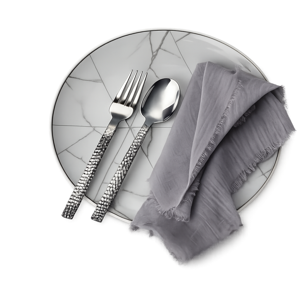 BELO001 Belo Inox Skin Dessert Cutlery 2Piece Set