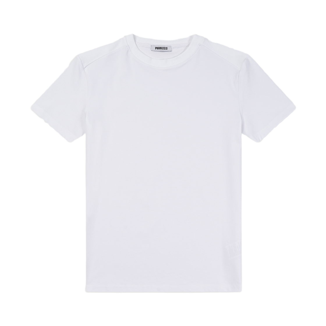 포스333 패널 실켓 티셔츠 화이트(PHOS333 M Panel Silket T-Shirt White)