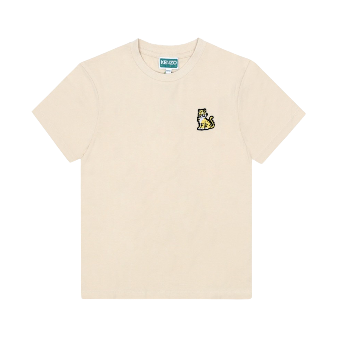 K61700-255 (Kids) Kenzo Kotora Tiger T-Shirt Beige