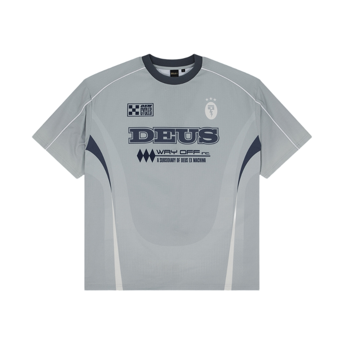 D262UTS270-090 Deus Ex Machina Enduro S/S Moto Jersey Grey