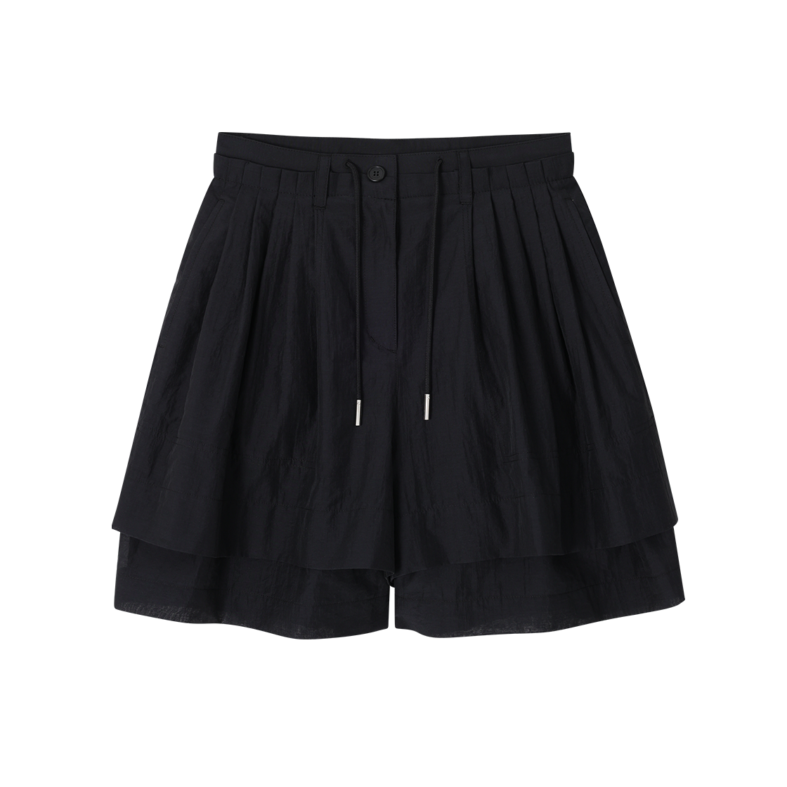 WI3PT768BK (W) SONGZIO COLLECTION Ghostfold Shorts Black