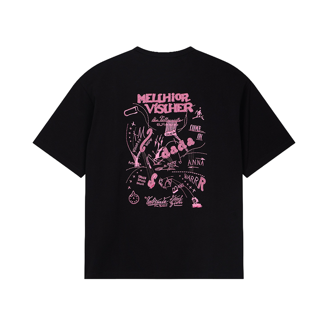 ZI3TS313BK ZIOSONGZIO Dadaism T-Shirts Black