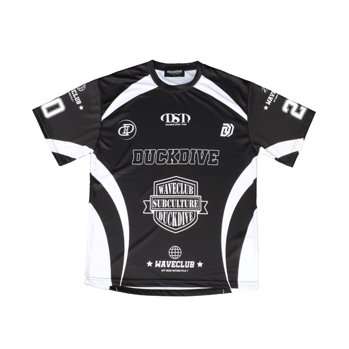 덕다이브 오프로드 메쉬 숏슬리브 블랙(DUCKDIVE Offroad Mesh Short Sleeve Black)