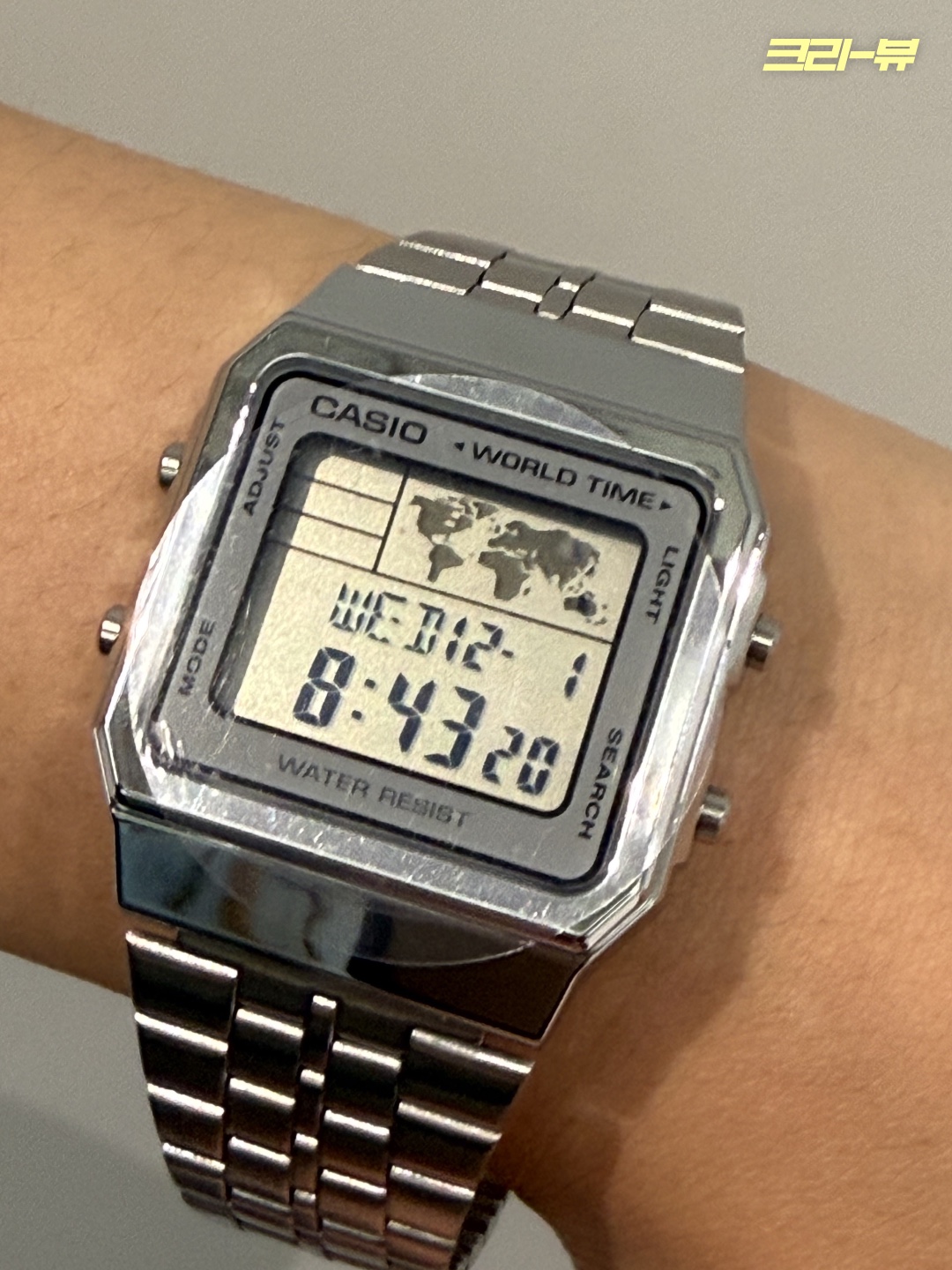Casio A500WA-7 착용 스타일 - 2