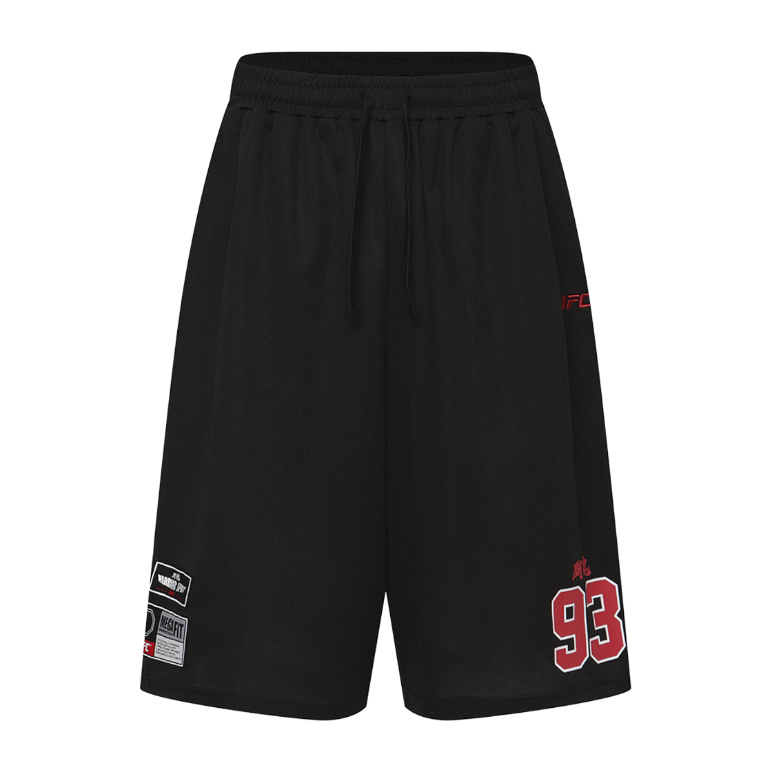 [KREAM 단독] 유에프씨 스포츠 투혼 메가핏 버뮤다 쇼츠 블랙([KREAM 단독] UFC SPORT FIGHTING SPIRIT Mega Oversized Fit Bermuda Shorts Black)