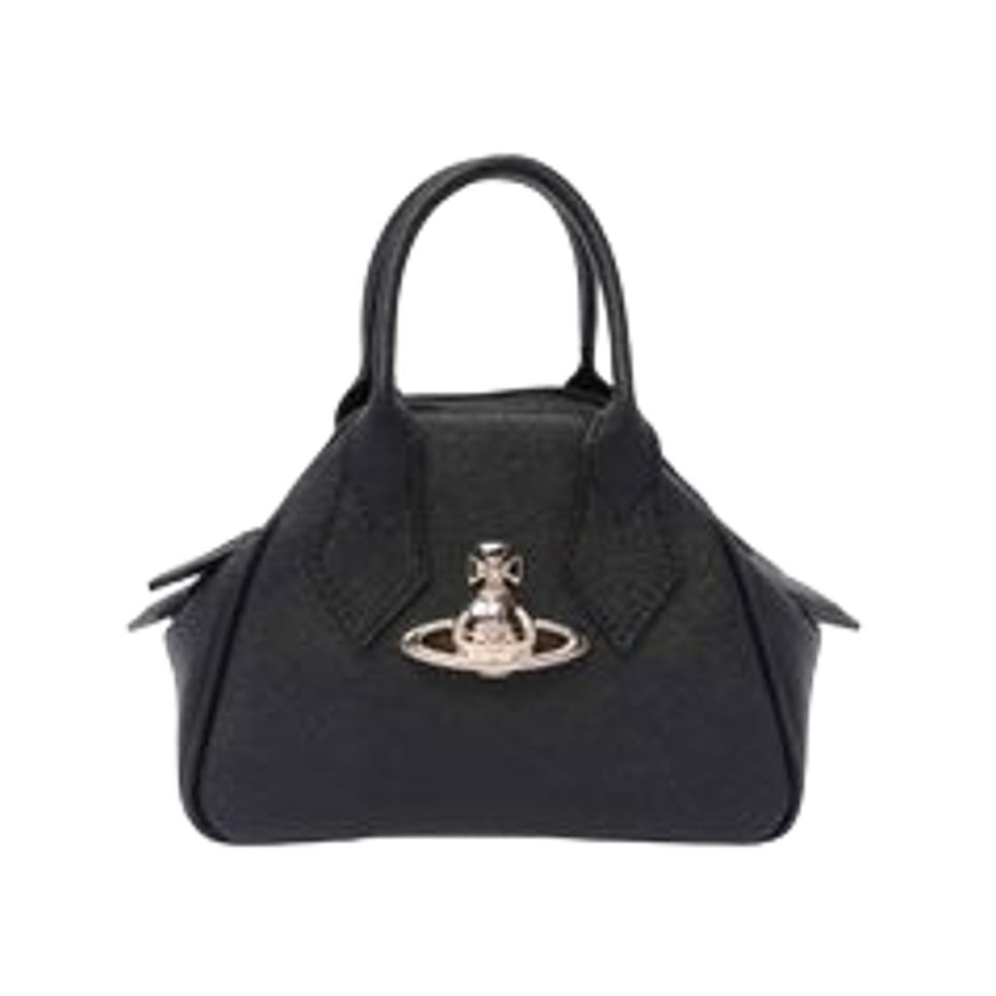 5C010005W-S000D-N403 Vivienne Westwood Suede Mini Yasmine Bag Black