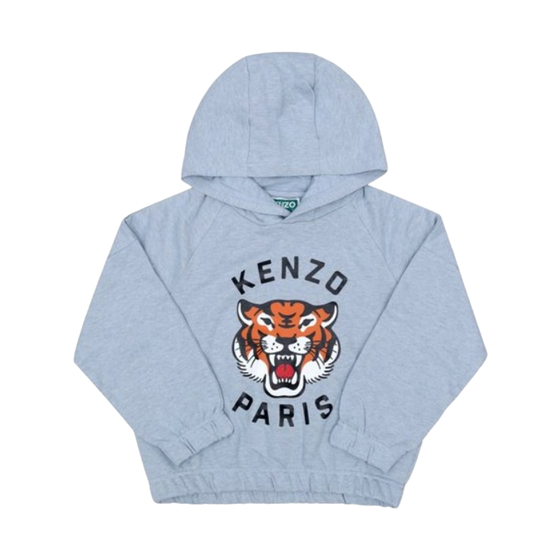 K61665-77M (Kids) Kenzo Tiger Graphic Sweatshirt Clear Blue