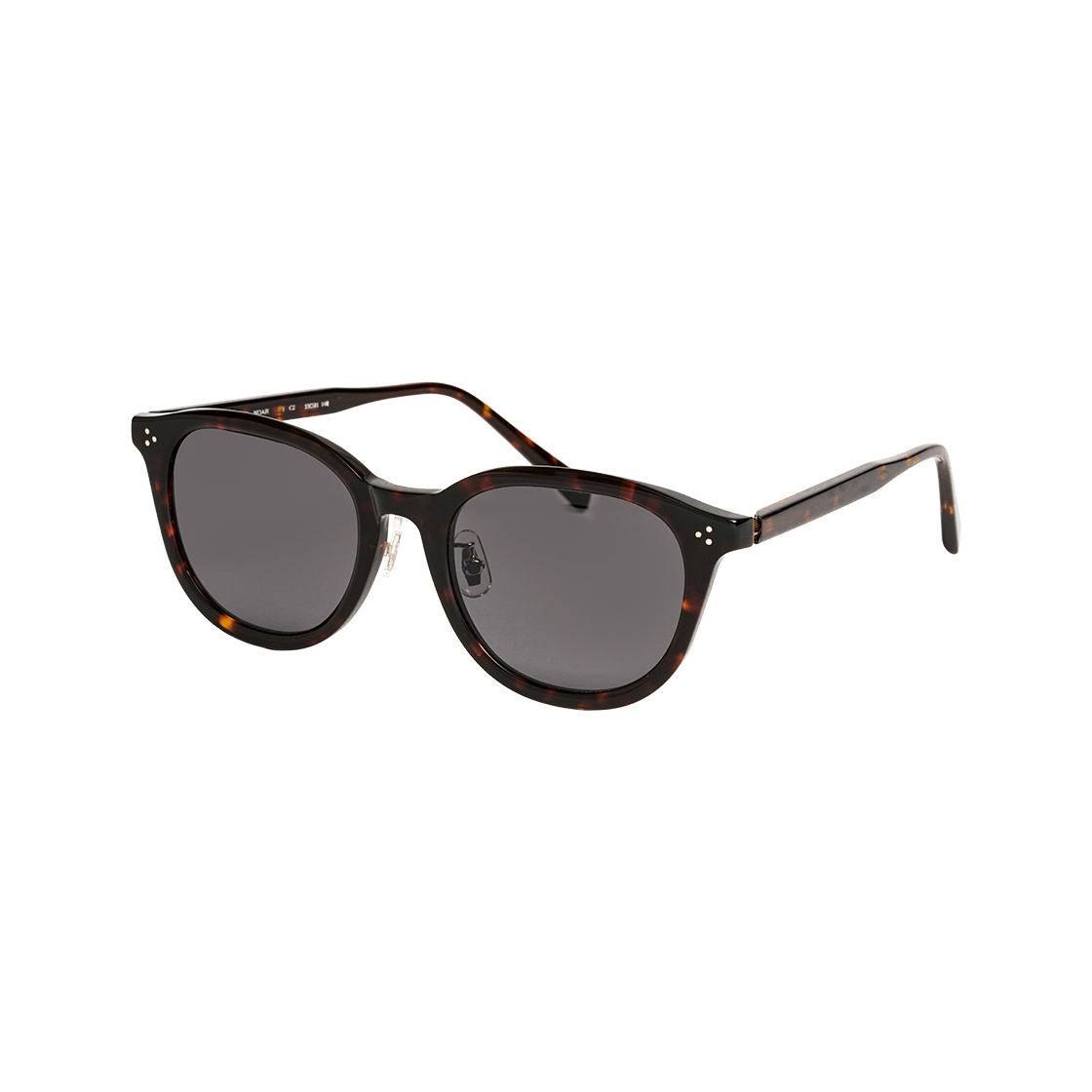 테츠오아이웨어 노아 선글라스 C2 톨토이즈 & 차콜그레이 렌즈(TETSUO EYEWEAR Noah C2 Tortoise & Charcol gray Lens) - 2