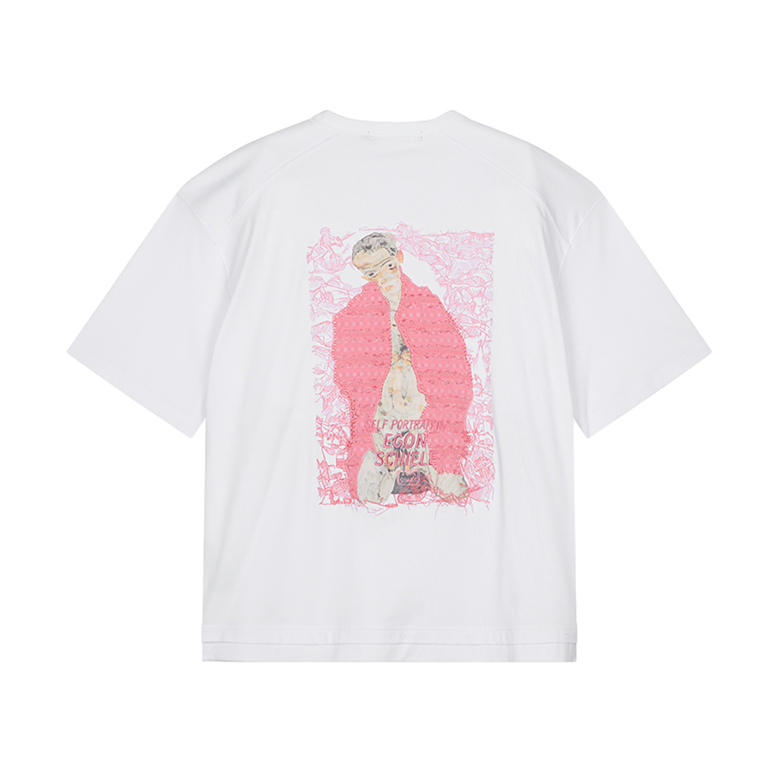 ZI3TS323WH ZIOSONGZIO Schiele Portrait T-Shirt White