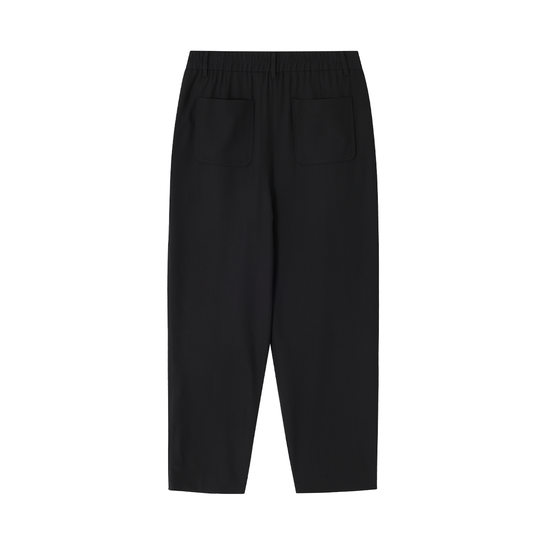 (W) 송지오 아티저널 캐롯 셋업 팬츠 블랙((W) SONGZIO Artisanal Carrot Set Up Pants Black) - 2