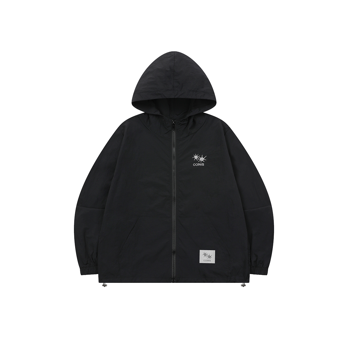 C-P00000GM Coiris Seino Hood Windbreaker Black