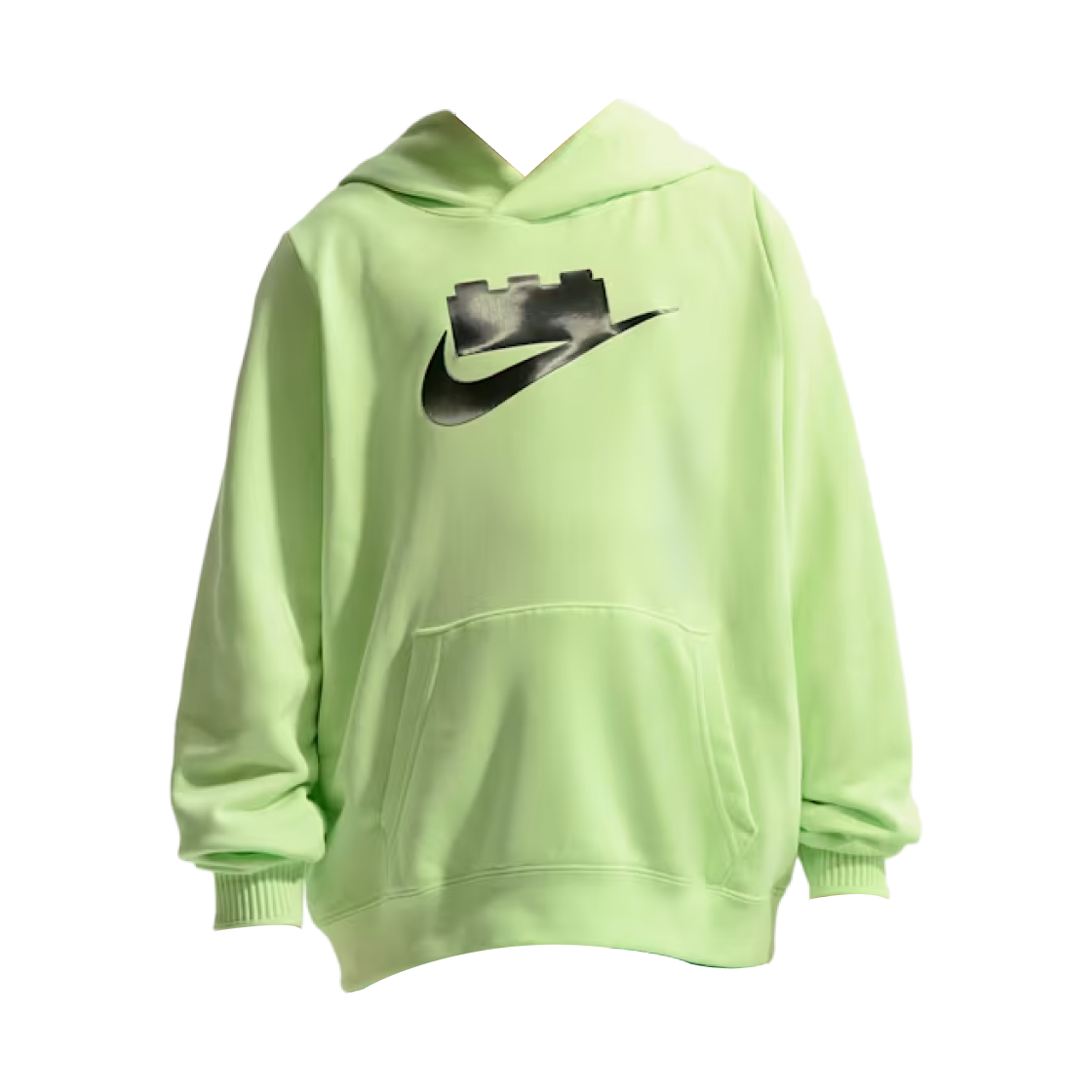 IO3116-360 (Kids) Nike x Lego Hoodie Light Liquid Lime Smoke Grey (IO3116-360)