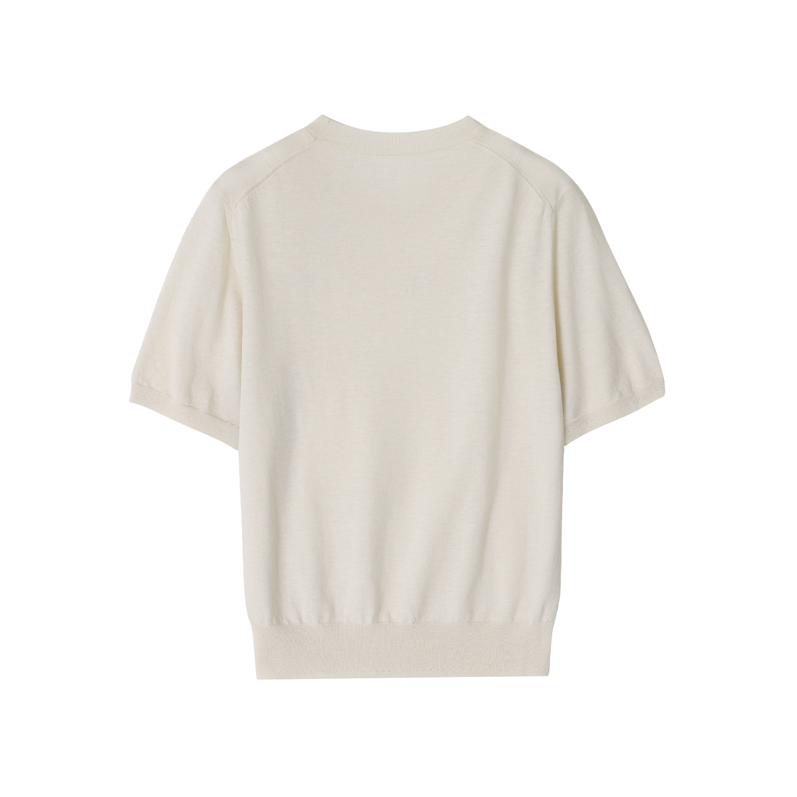 (W) 송지오 티어드롭 라운드넥 니트 크림((W) SONGZIO Teardrop Round Neck Knit Cream) - 2