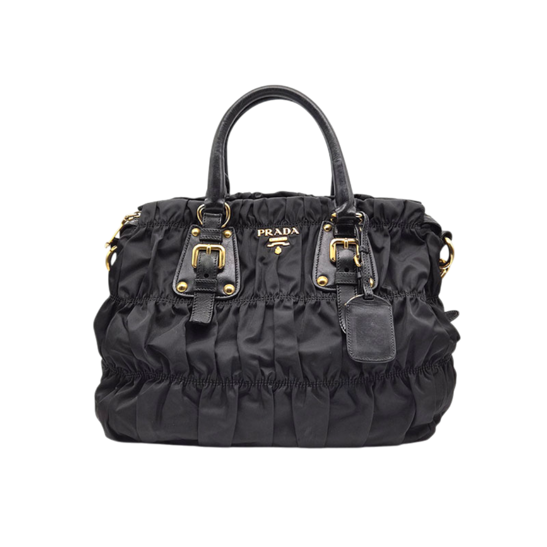 프라다 테수토 고프레 토트 겸 숄더백 (BN1336) L131095(Prada Tessuto Gauffre Tote & Shoulder Bag BN1336 L131095) - 1