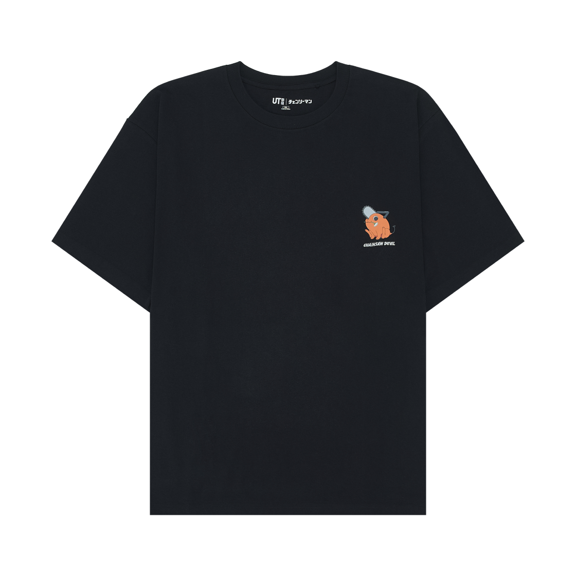 유니클로 UT x 애니메 체인소 맨 그래픽 티셔츠 블랙 - KR(Uniqlo UT x Anime Chainsaw Man Graphic T-Shirt Black - KR) - 1