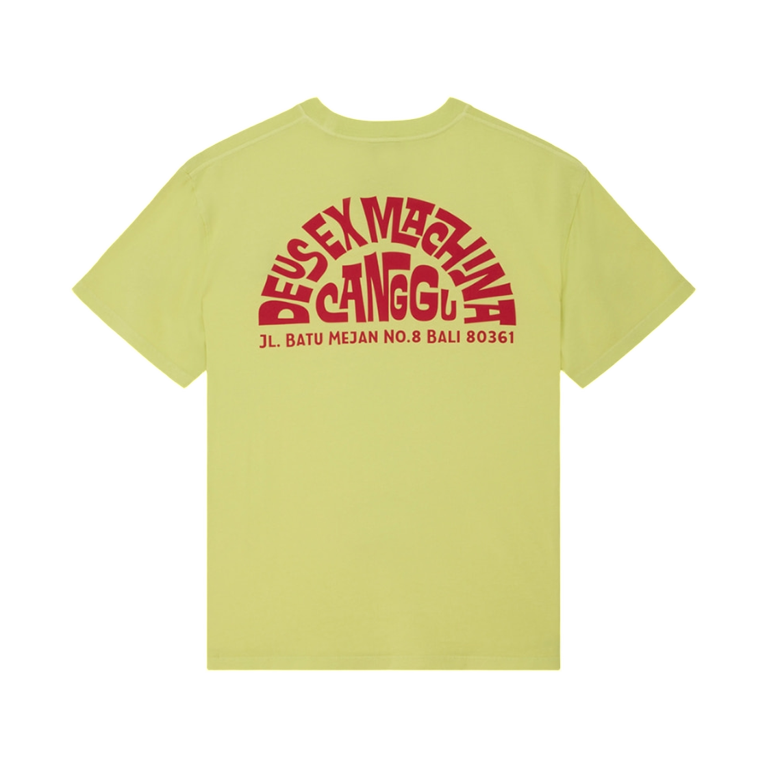 - Deus Ex Machina Canggu Address T-Shirt Yellow