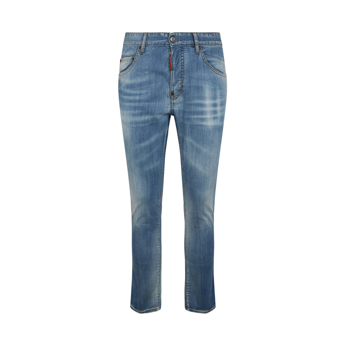 디스퀘어드2 라이트 워시 스케이터 진 블루(Dsquared2 Light Wash Skater Jeans Blue)