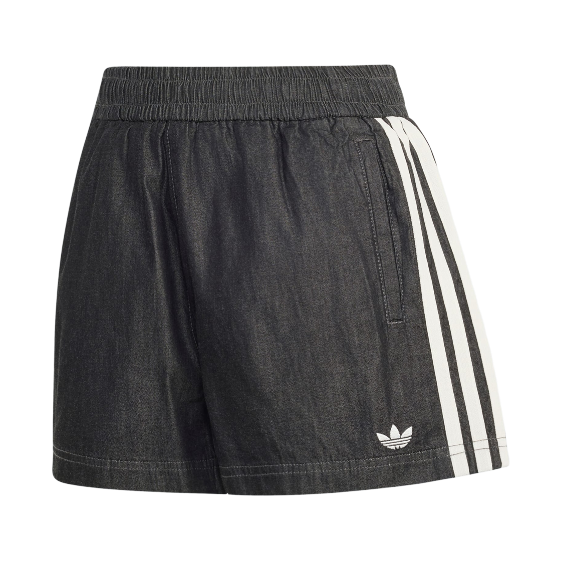 KY3171 (W) Adidas Originals Summer Glow Denim Shorts Medium Black Denim - KR Sizing