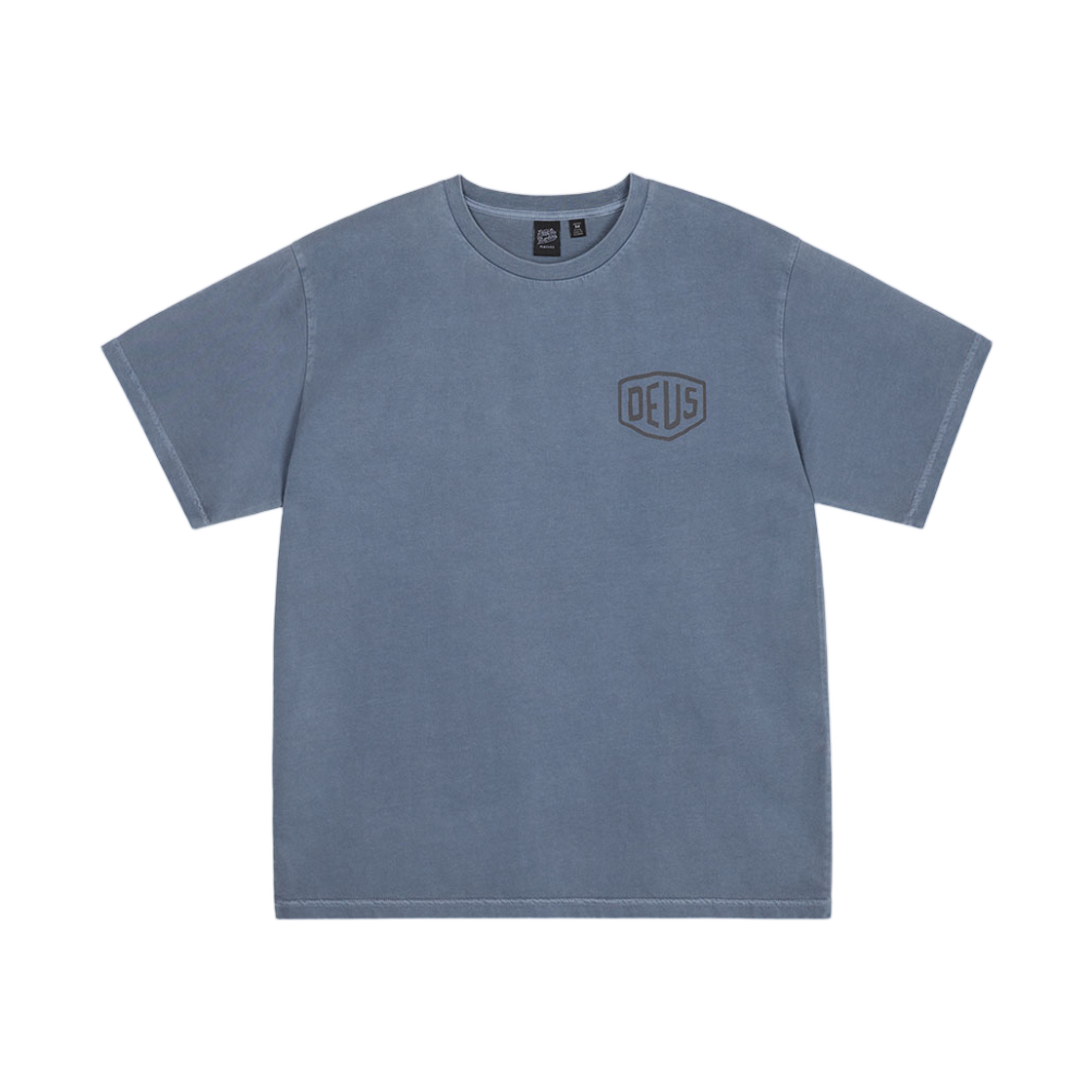 데우스 엑스 마키나 다이드 서울 컬리지 어드레스 티셔츠 더스티 네이비(Deus Ex Machina Dyed Seoul College Address T-Shirt Dusty Navy) - 2