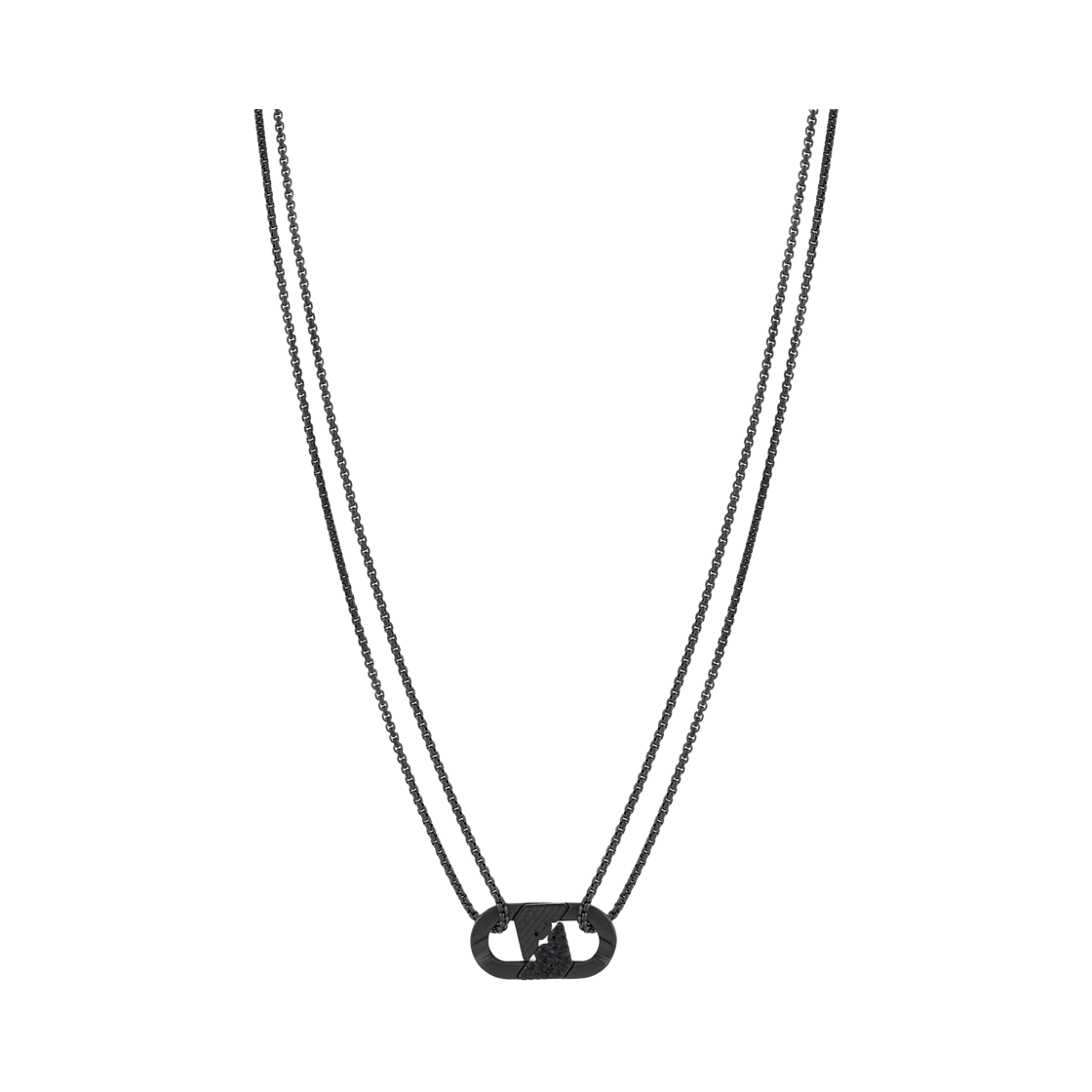EGS3172001 Emporio Armani Crystal ID Bracelet Black