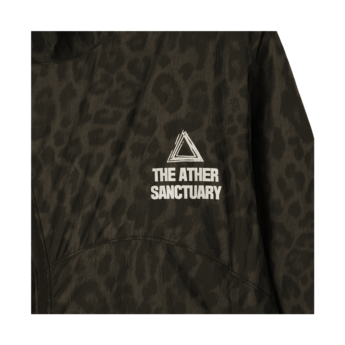 디아더생츄어리 에테르 오블리크 러닝 자켓 브라운(THE ATHER SANCTUARY Ether Oblique Jacket Leopard Brown) - 5