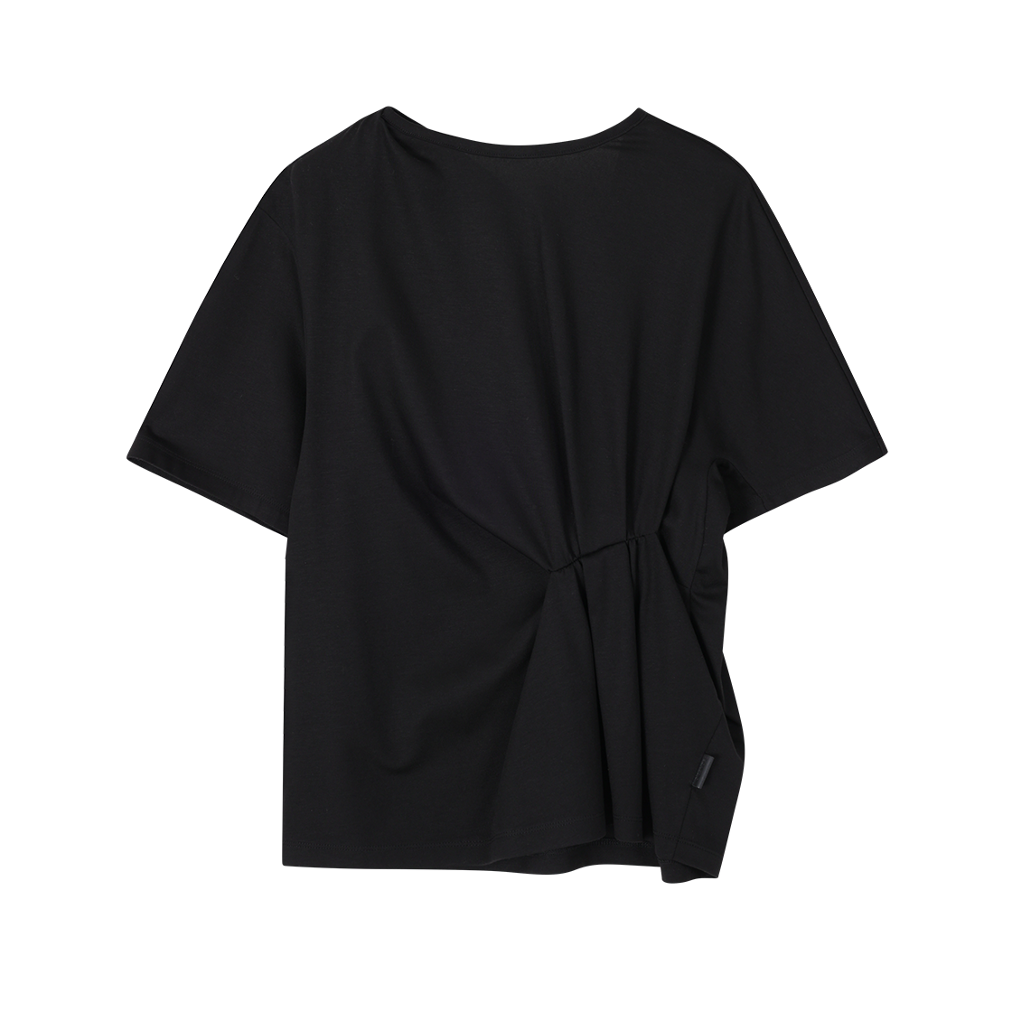 WI3TS324BK (W) SONGZIO Crushed Drape T Shirt Black
