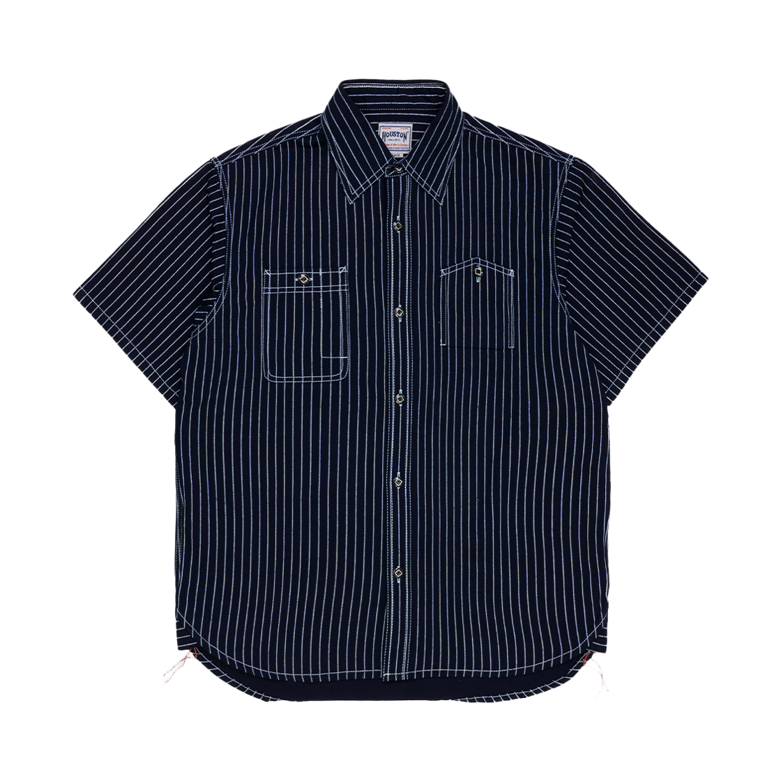 휴스턴 재팬 와바시 40' S 워크셔츠 인디고 원 워시 41350(Houston Japan Wabash SS 40ʼ S Work Shirt Indigo One Wash 41350)