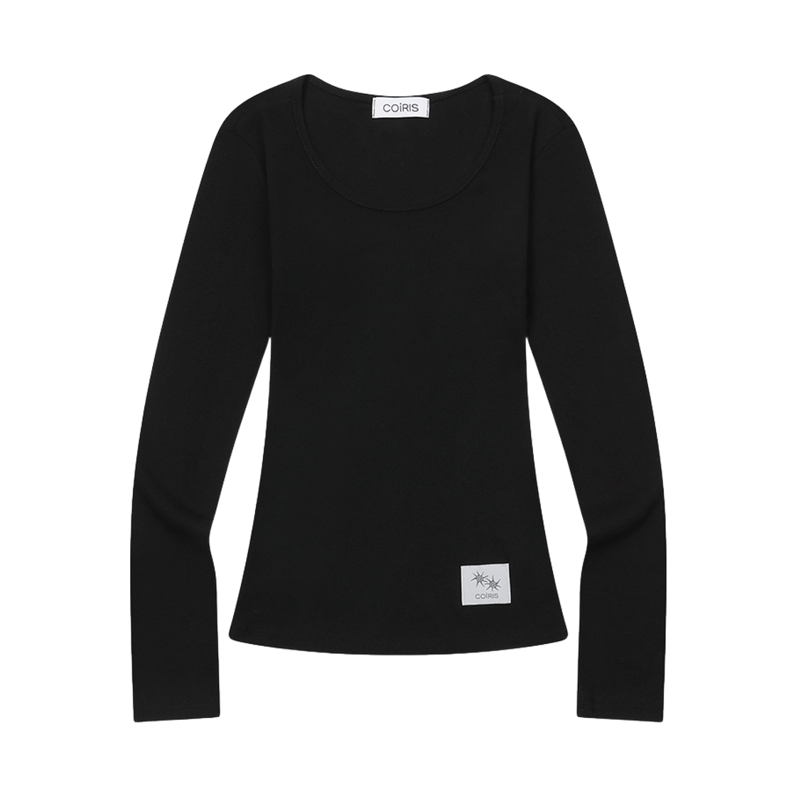 C-P00000BO Coiris Delki Midi Long Sleeve T Black