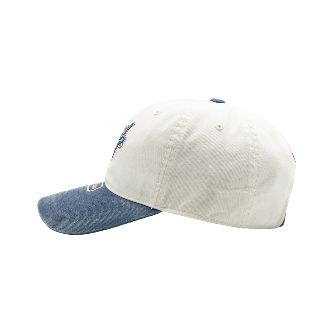 위얼드월드 하트 타워 피그먼트 배색 볼캡 아이보리(Weirdworld Heart Tower Pigment Color Block Ball Cap Ivory) - 3