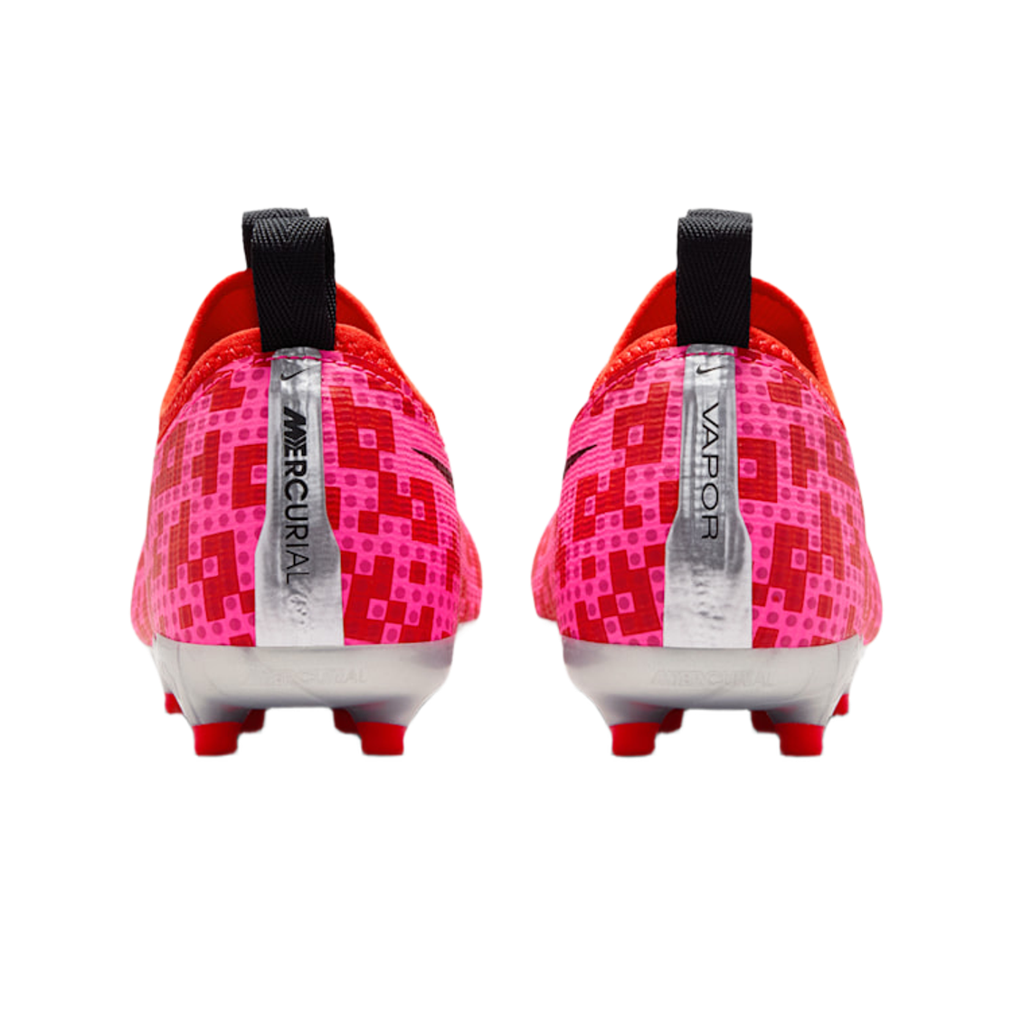 (GS) 나이키 x 레고 머큐리얼 베이퍼 아카데미 로우 탑 클리트 러시 레드 메탈릭 실버((GS) Nike x Lego Mercurial Vapor Academy Low-Top Cleats Rush Red Metallic Silver) - 2